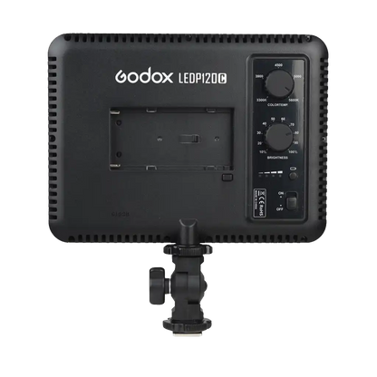Godox LEDP120C LED Light Panel with L-Series Battery Plate