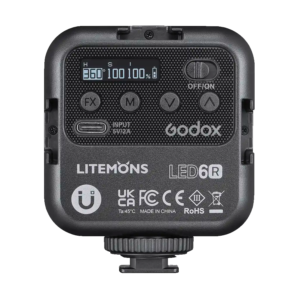 Godox Litemons RGB Pocket-Size LED Video Light (RGB & 3200 to 6500K)