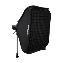 Godox S2 Speedlite Bracket with Softbox, Grid & Carrying Bag Kit (80 x 80cm)