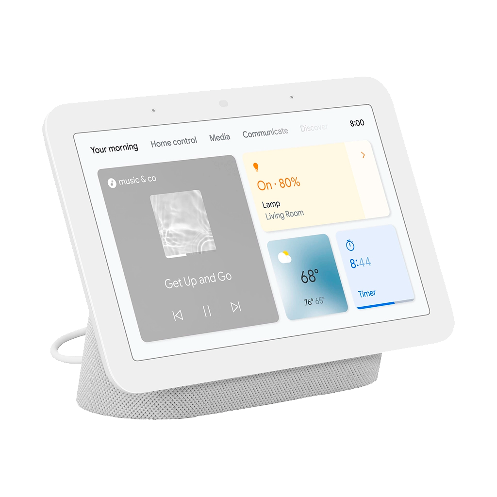 Google Nest Hub Chalk - Schermo Touch Da 7" | Wi-Fi E Bluetooth | Comando Vocale Con Assistente Google