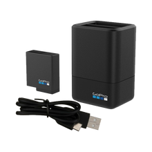 GoPro Dual Lithium-Ion Battery Charger with Battery for HERO8/7/6/5 Black
