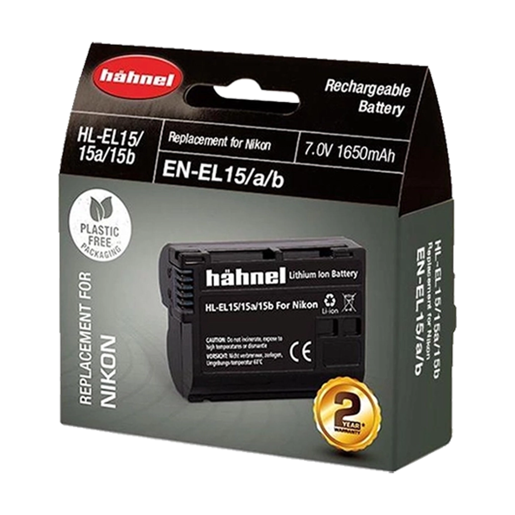 Hahnel HL-EL15 Lithium Ion Battery for Nikon (EN-EL15)