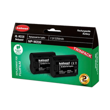Hahnel HL-W235 Rechargeable Lithium-Ion Battery for Fujifilm Cameras (Twin Pack)