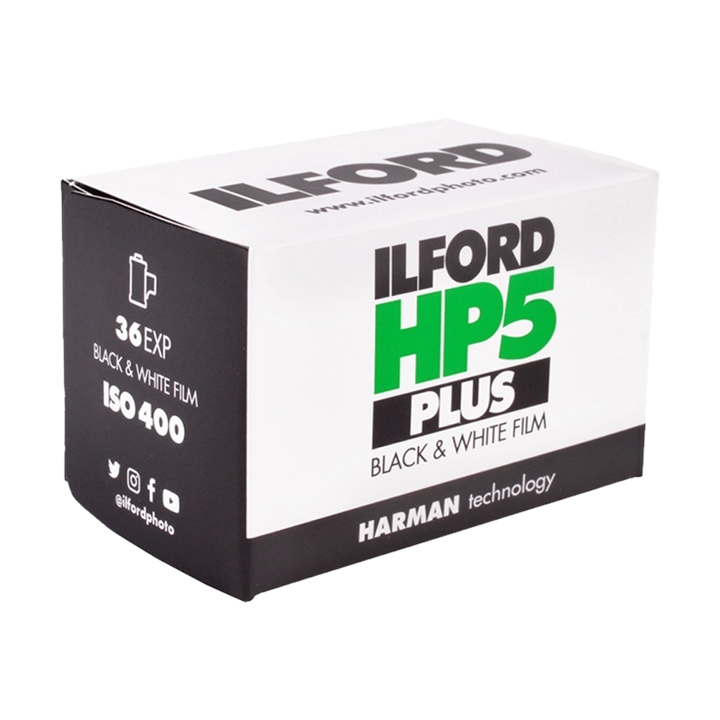 Ilford HP5 Plus Black and White Negative Film (35mm Roll Film, 36 Exposures)