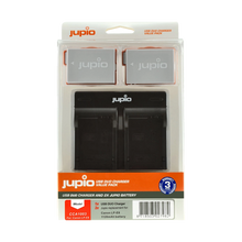 Jupio 2 x LP-E8 Batteries and USB Dual Charger Value Pack (1120mAh)