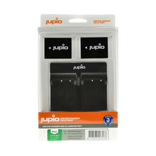 Jupio 2 x NP-W126S Batteries and USB Dual Charger Value Pack (1260mAh)