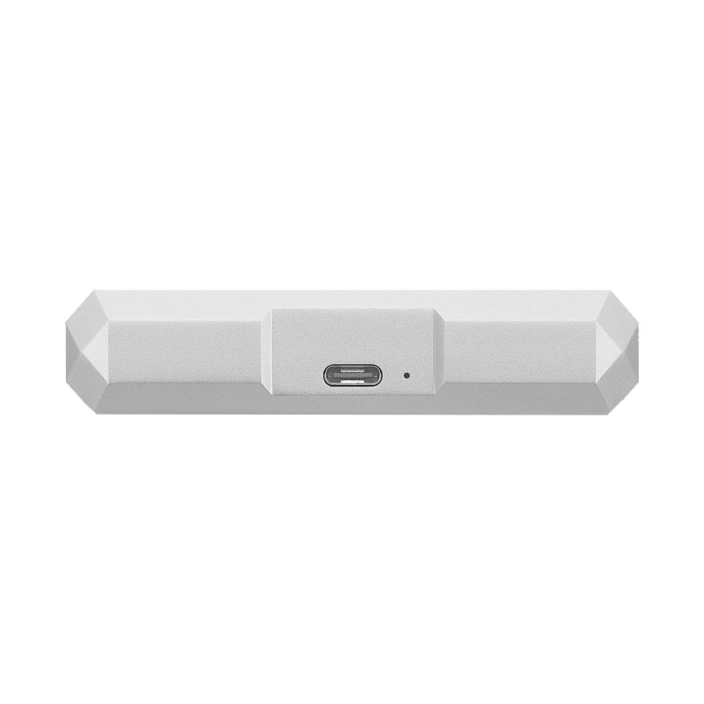LaCie 4TB USB 3.1 Type-C Mobile Drive (Moon Silver)