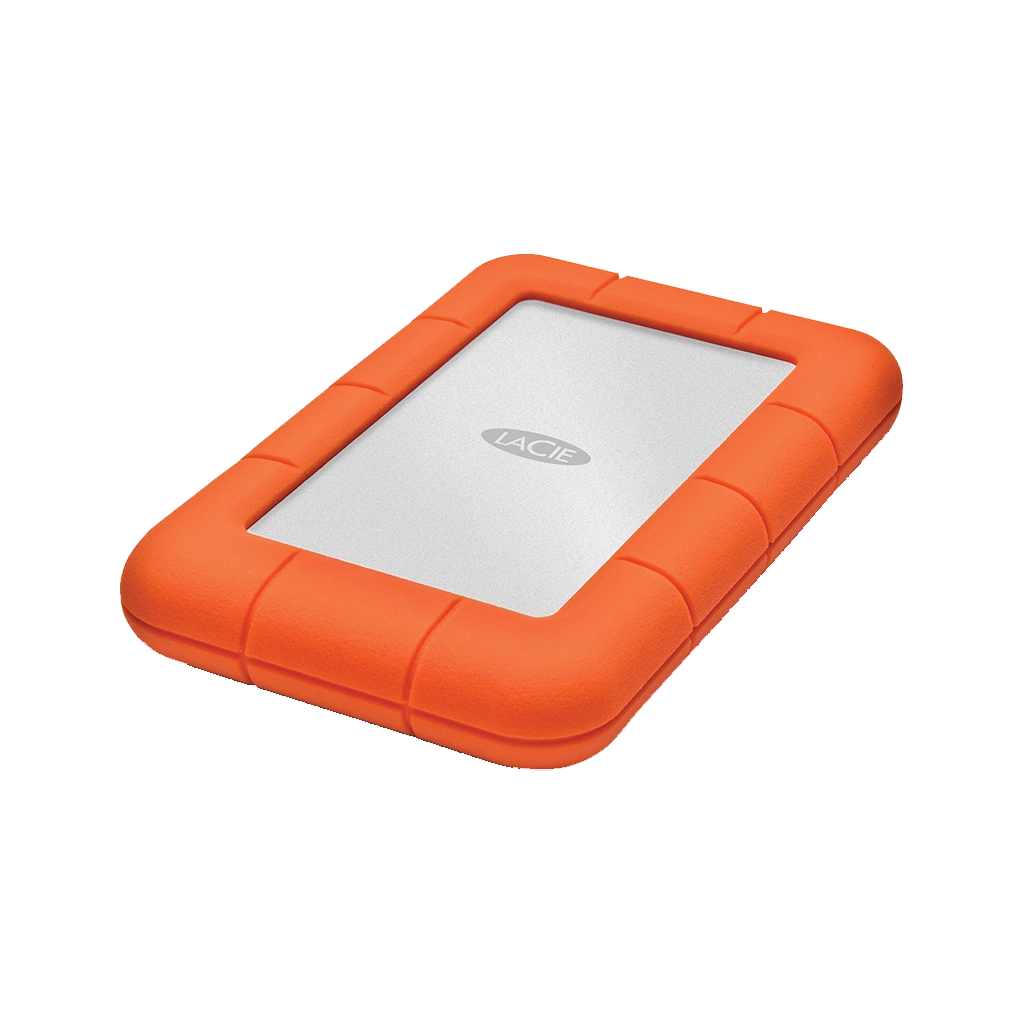 LaCie Rugged 2TB Mini External Hard Drive - USB3.0