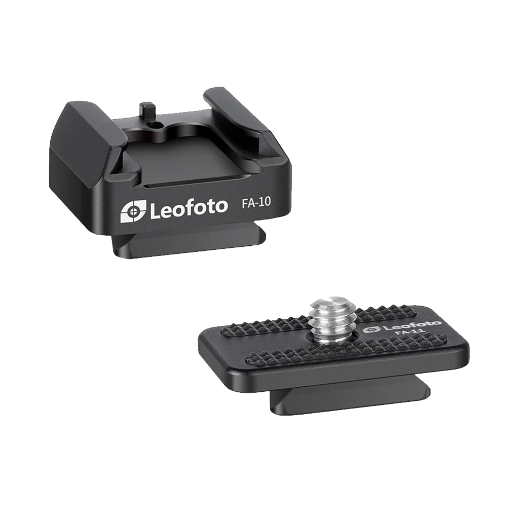 Leofoto FA-11 QR Plate for Cold Shoe and Hot Shoe Adapter
