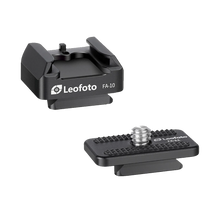 Leofoto FA-11 QR Plate for Cold Shoe and Hot Shoe Adapter