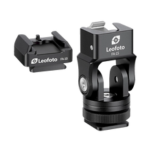 Leofoto FA-15+FA-10 Cold Shoe and Hot Shoe Adapter