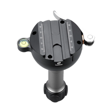 Leofoto YB-75LC Leveling Bases with Lever Release Clamp for 75mm Bowls with Long Arm and Hook