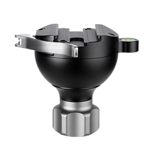 Leofoto YB-75SC Leveling Bases with Lever Release Clamp for 75mm Bowls with Short Arm