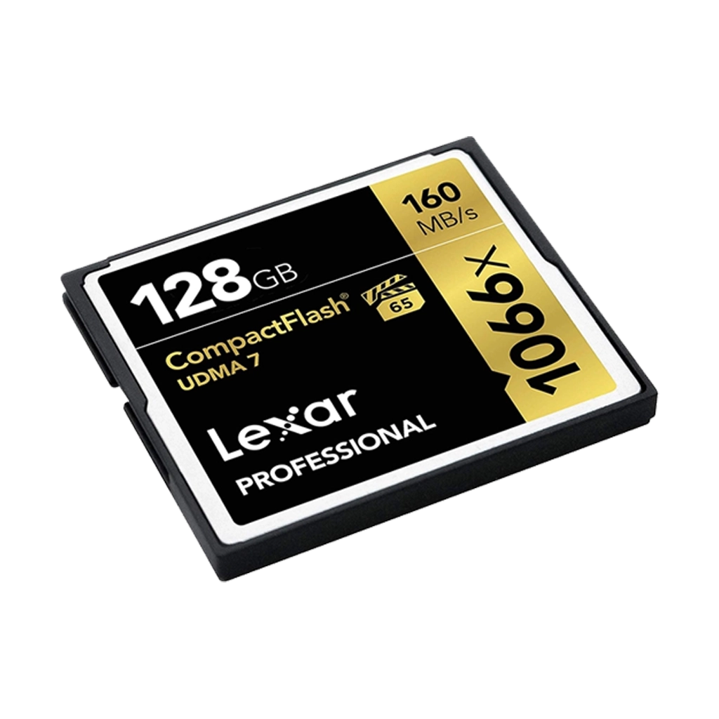 Lexar 128GB Professional 1066x 160MB/s CompactFlash Memory Card