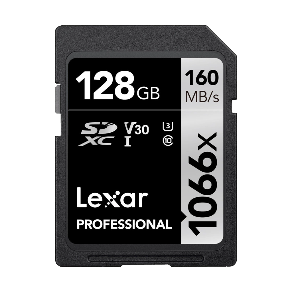Lexar 128GB Professional 1066x UHS-I SDXC Memory Card (160MB/s, Silver Series)