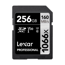 Lexar 256GB Professional 1066x UHS-I SDXC Memory Card (160MB/s, Silver Series)