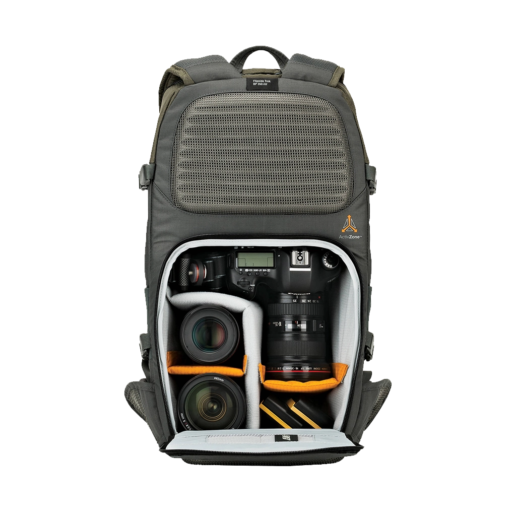 Lowepro Flipside Trek BP 350 AW Backpack (Gray/Dark Green)