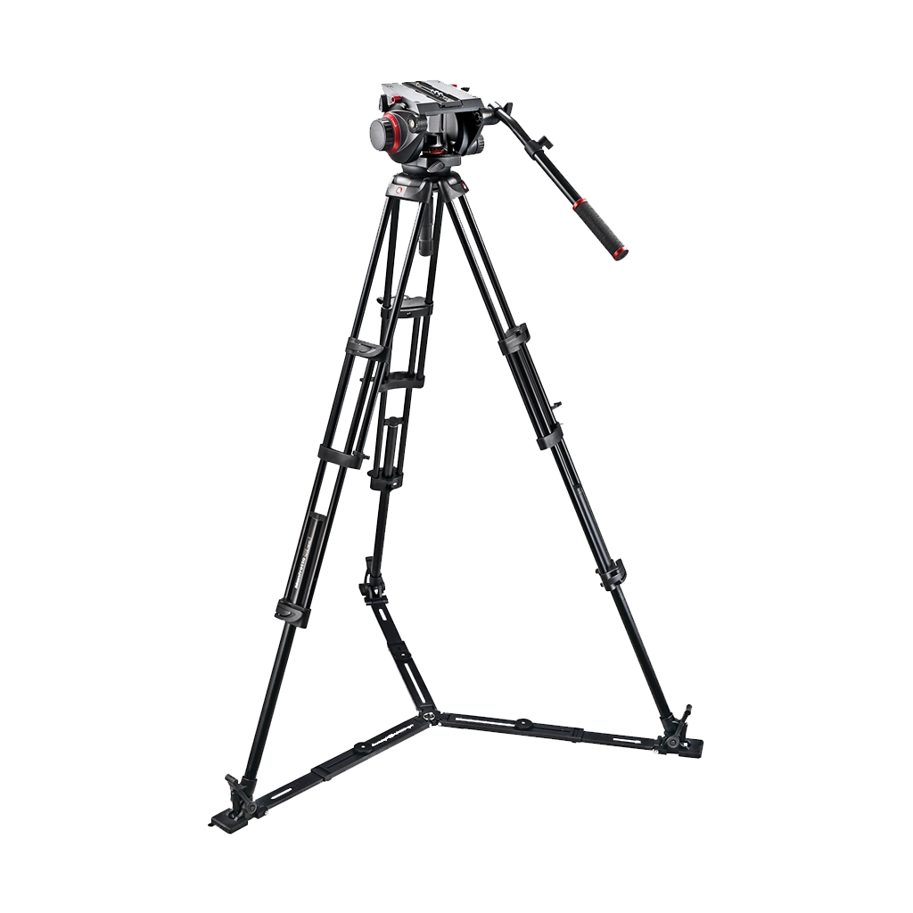 Manfrotto 509HD Head + 545GB Legs + 100PN Bag Pro Video Tripod Kit