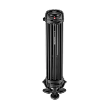 Manfrotto 608 Nitrotech Fluid Video Head and Aluminium Twin Leg Tripod with Middle Spreader