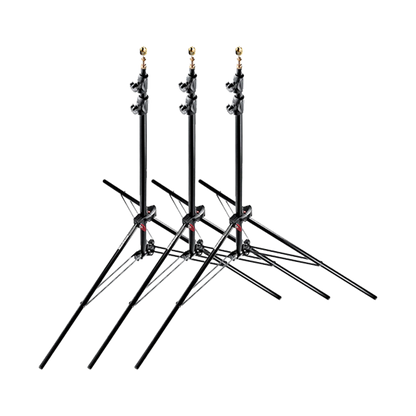 Manfrotto Alu Air-Cushioned Compact Stand Quick Stack 3-Pack