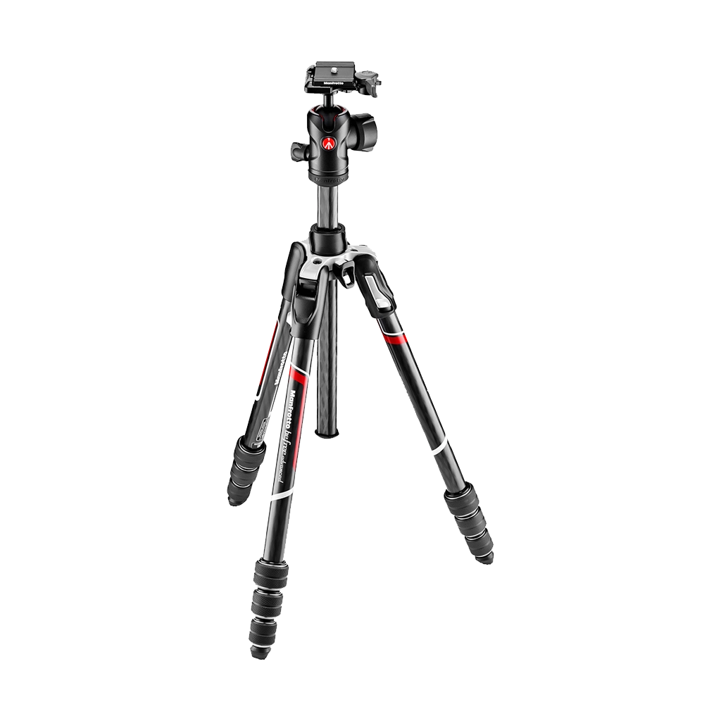 Manfrotto Befree Advanced Carbon Fiber Travel Tripod with 494 Ball Head (Twist Locks, Black)