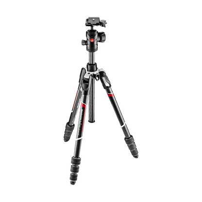 Manfrotto Befree Advanced Carbon Fiber Travel Tripod with 494 Ball Head (Twist Locks, Black)