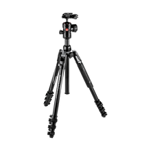 Manfrotto Befree Advanced Travel Aluminum Tripod with 494 Ball Head (Lever Locks, Black)
