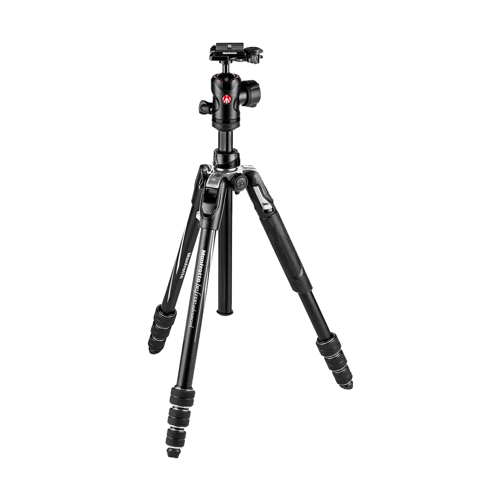 Manfrotto Befree Advanced Travel Aluminum Tripod with 494 Ball Head (Twist Locks, Black)