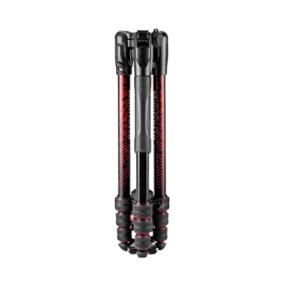 Manfrotto Befree Advanced Travel Aluminum Tripod with 494 Ball Head (Twist Locks, Red)