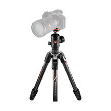 Manfrotto Befree GT Travel Carbon Fiber Tripod with 496 Ball Head for Sony a Series Cameras (Black)