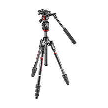 Manfrotto Befree Live Carbon Fiber Video Tripod Kit with Twist Leg Locks