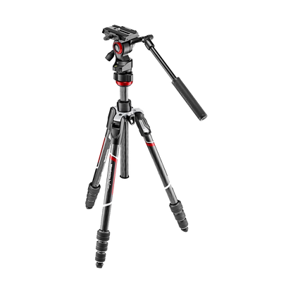 Manfrotto Befree Live Carbon Fiber Video Tripod Kit with Twist Leg Locks