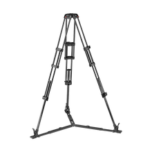 Manfrotto Carbon Fiber Twin Leg Video Tripod Legs with Ground Spreader (100/75mm Bowl)
