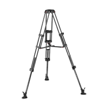 Manfrotto Carbon Fiber Twin Leg Video Tripod Legs with Mid-Level Spreader (100/75mm Bowl)