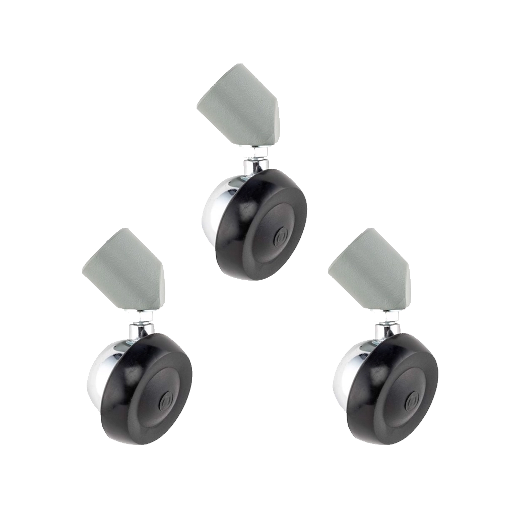 Manfrotto Caster Wheel Set for Light Stands for 3086, QL, 3351, 3360, 3361, 3362 - Set of 3
