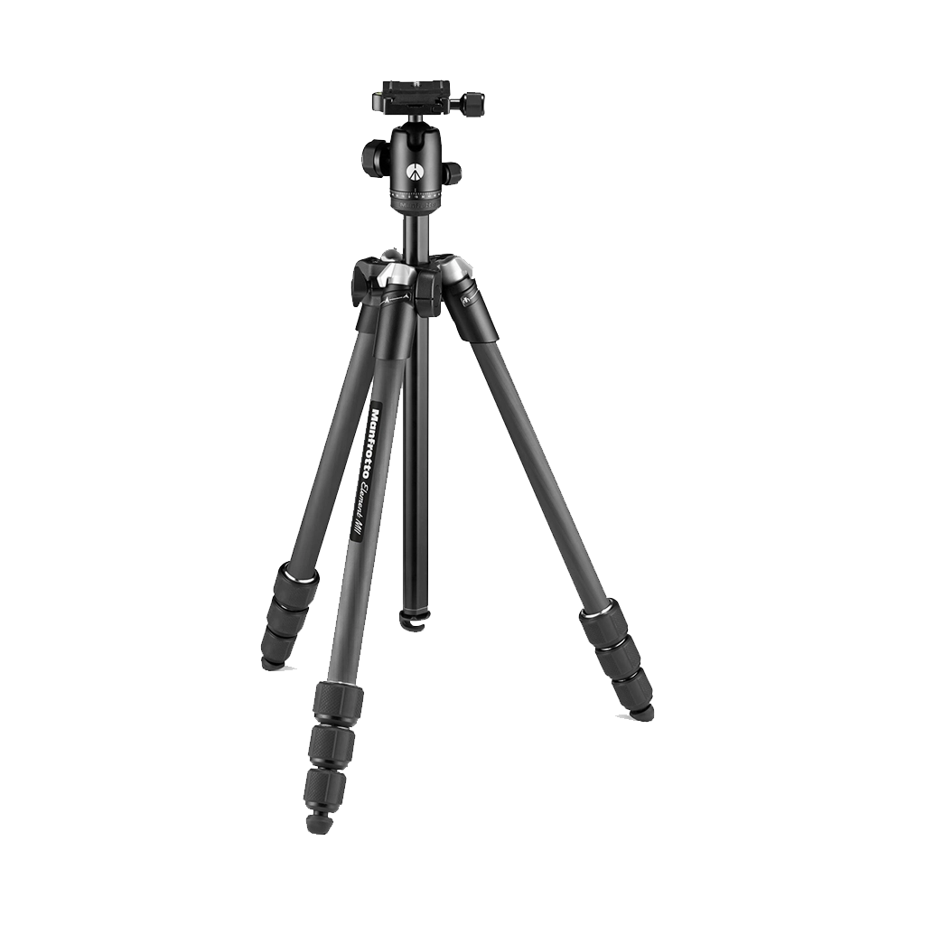 Manfrotto Element MII Mobile Bluetooth Carbon Fiber Traveler Tripod