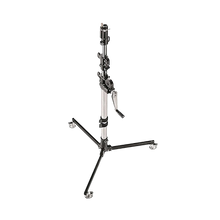 Manfrotto Low Base 3-Section Wind Up Stand with Braked Wheels