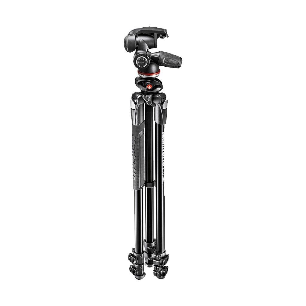 Manfrotto MK290DUA3-3W 3-Section Dual Aluminium Tripod with 3-Way Head