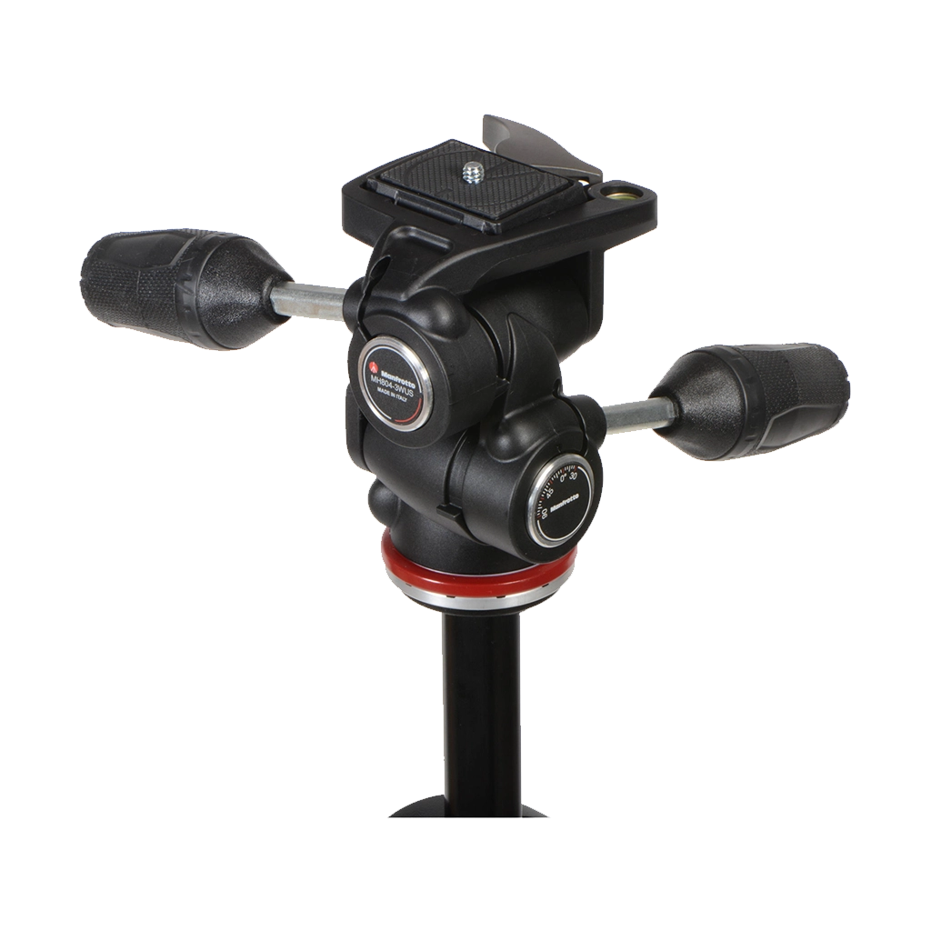 Manfrotto MK290DUA3-3W 3-Section Dual Aluminium Tripod with 3-Way Head
