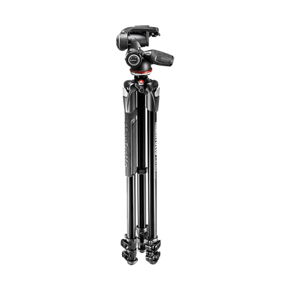 Manfrotto MK290XTA3-3W 290 Xtra Aluminium 3-Section Tripod with 3-Way Head