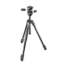 Manfrotto MK290XTA3-3W 290 Xtra Aluminium 3-Section Tripod with 3-Way Head