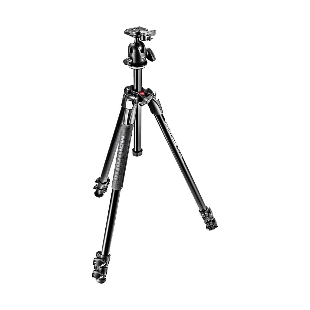 Manfrotto MK290XTA3-BH 290 Xtra Aluminium 3-Section Tripod with Ball Head