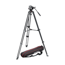 Manfrotto MVH500A Head + MVT502AM Legs + Padded Bag Video Tripod Kit