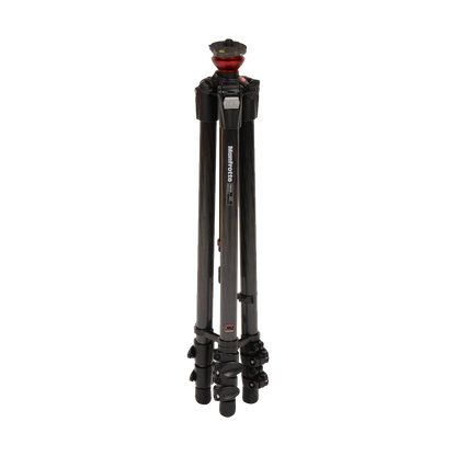 Manfrotto MVH500AH + 755CX3 Lightweight Fluid Video Tripod Kit + Bag