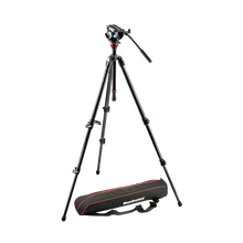 Manfrotto MVH500AH + 755CX3 Lightweight Fluid Video Tripod Kit + Bag