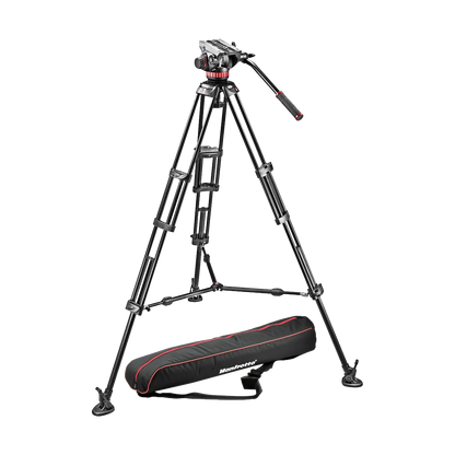 Manfrotto MVH502A Fluid Head and 546B Tripod System with Carrying Bag