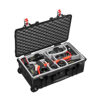 Manfrotto Pro Light Reloader Tough-55 Low Lid Carry-On Camera Roller Bag (Black)