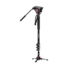 Manfrotto VMXPRO500 4-Section Video Monopod with Fluidtech Base & MVH500AH 2-Way Head