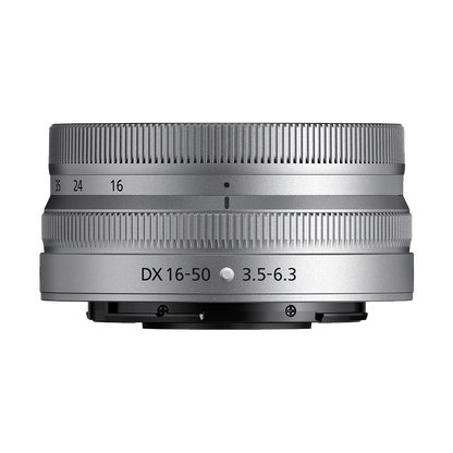 Nikon NIKKOR Z DX 16-50mm f/3.5-6.3 VR Lens (Silver)