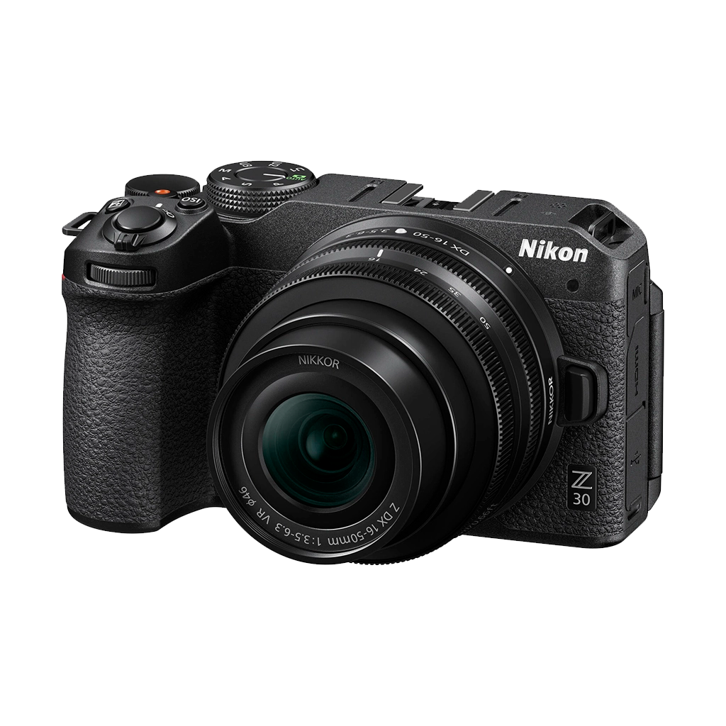 Nikon Z30 Mirrorless Camera Body with 16-50mm f3.5-6.3 Lens and Bag and 32gb SD Card